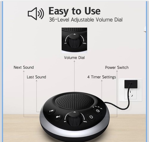 White brown noise machine - machine, 30